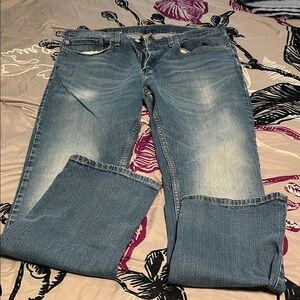 Levi's 559 Blue Relaxed Straight-Leg Jeans for Men